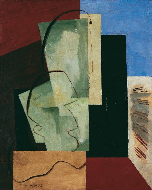 Louis Marcoussis (Ludwik Markus), Koncert, olej, płótno, 98 x 79 cm, 1928