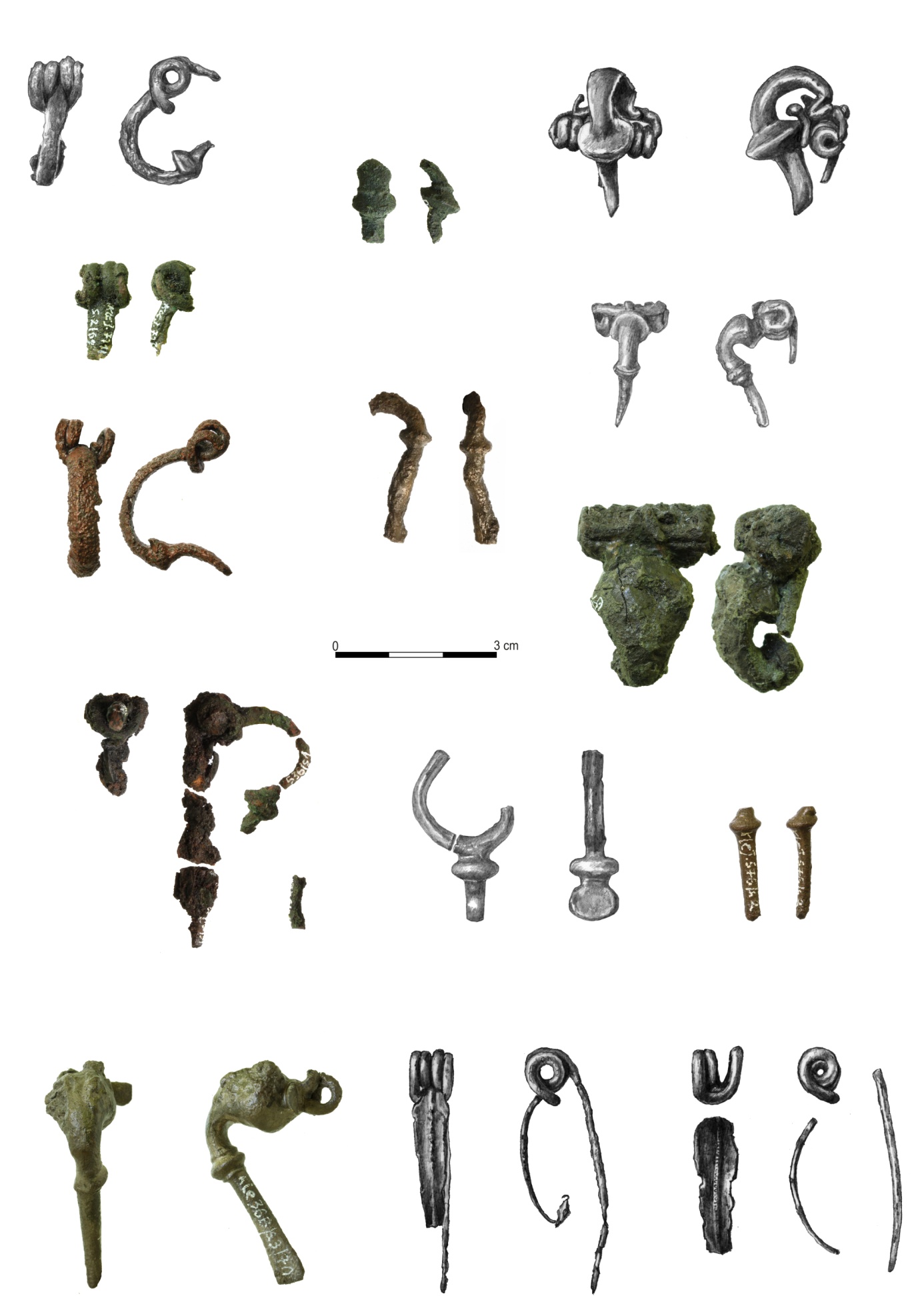 Wybór zabytków archeologicznych wytypowanych do badań metaloznawczych