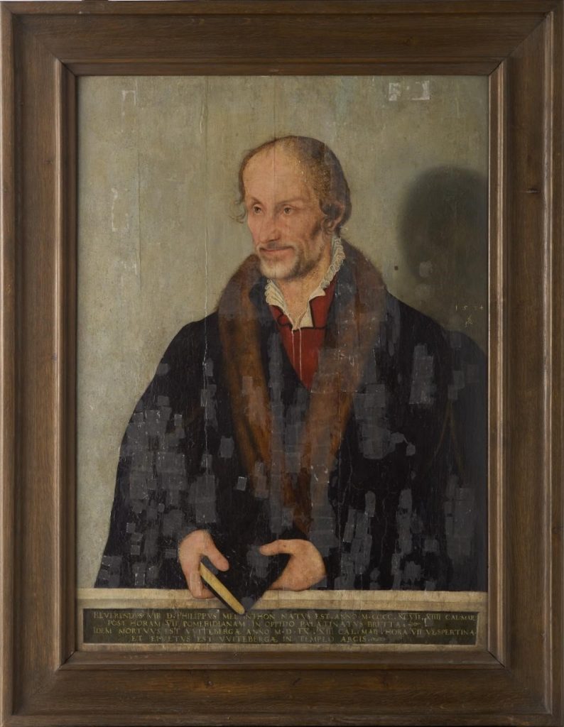 Lucas Cranach Młodszy (przypisywany, 1534 r.) Portret Philipa Melanchtona
