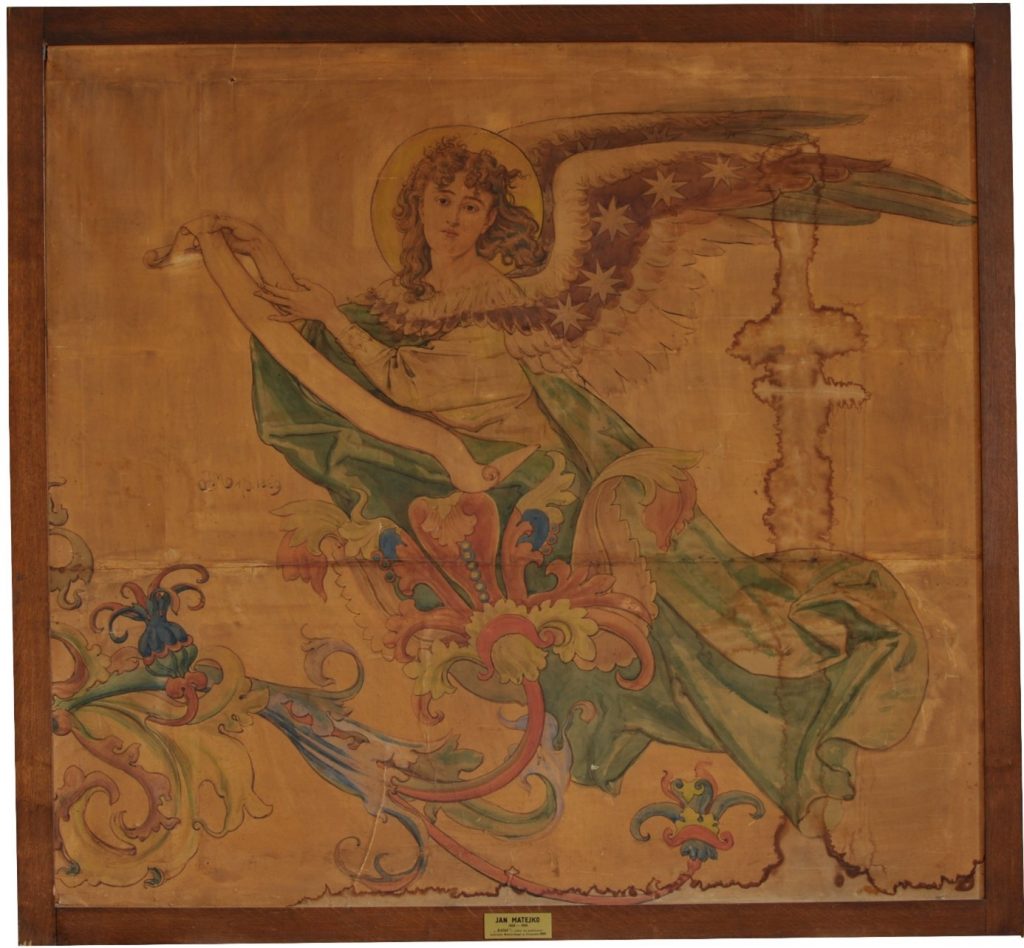 „Anioł” autorstwa J. Matejki. Widok ogólny, awers. Własność Muzeum im. J. Malczewskiego w Radomiu. Fot. P. Rogólski 